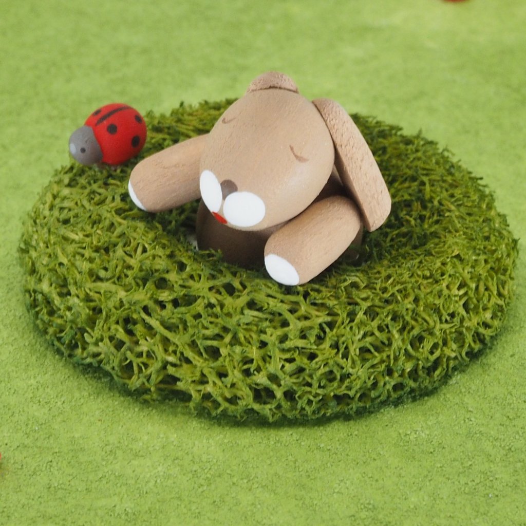 Premium Easter Bunny - Easter Bunny in his nest, sleeping
